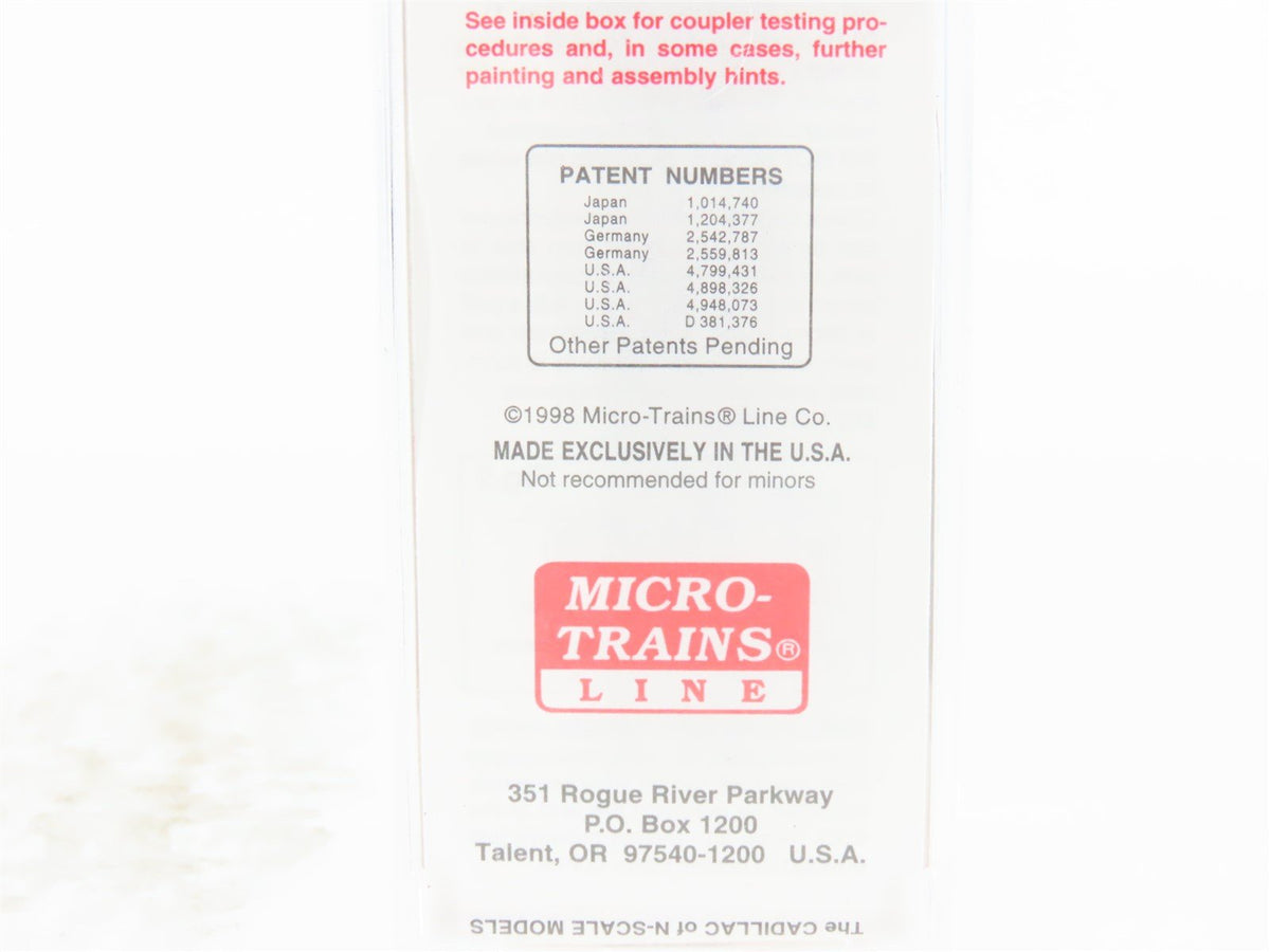 N Scale Micro-Trains MTL 106030 C&amp;EI 50&#39; Fixed End Covered Gondola #82005