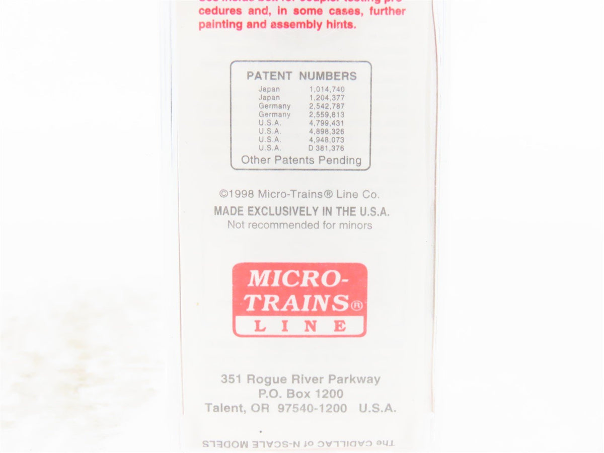 N Scale Micro-Trains MTL 106020 UP Union Pacific 50&#39; Covered Gondola #229606