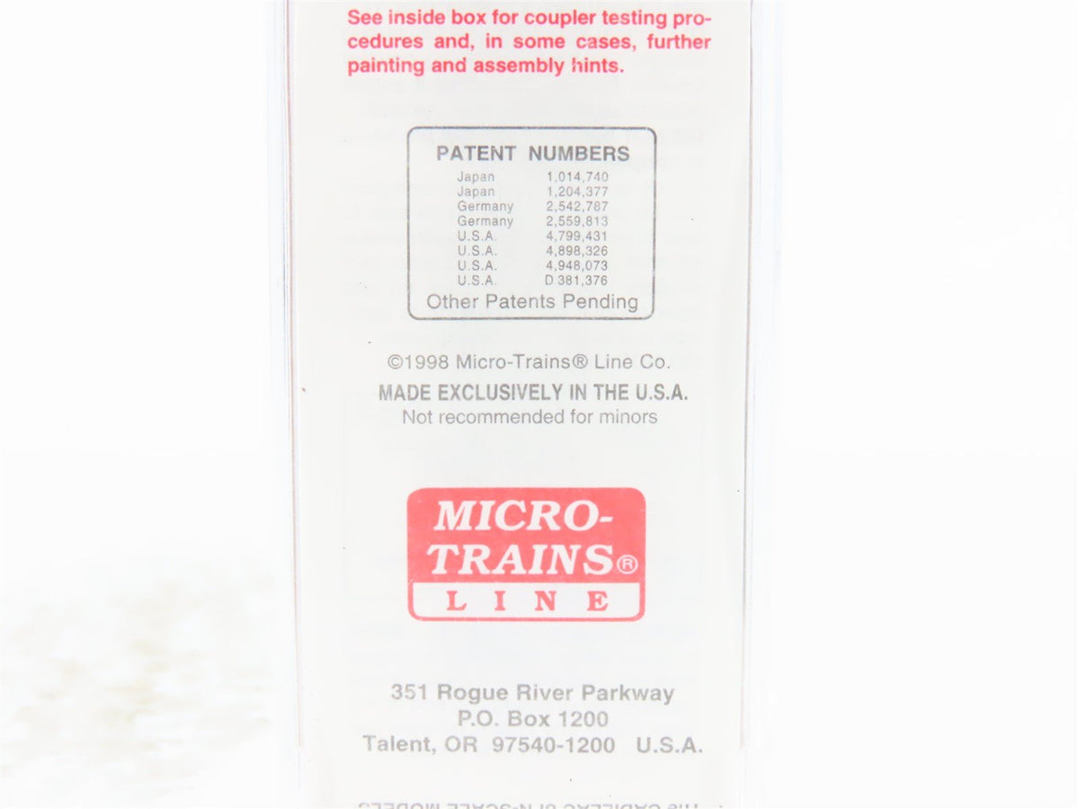 N Scale Micro-Trains MTL 106010 NH New Haven 50&#39; Covered Gondola #62005