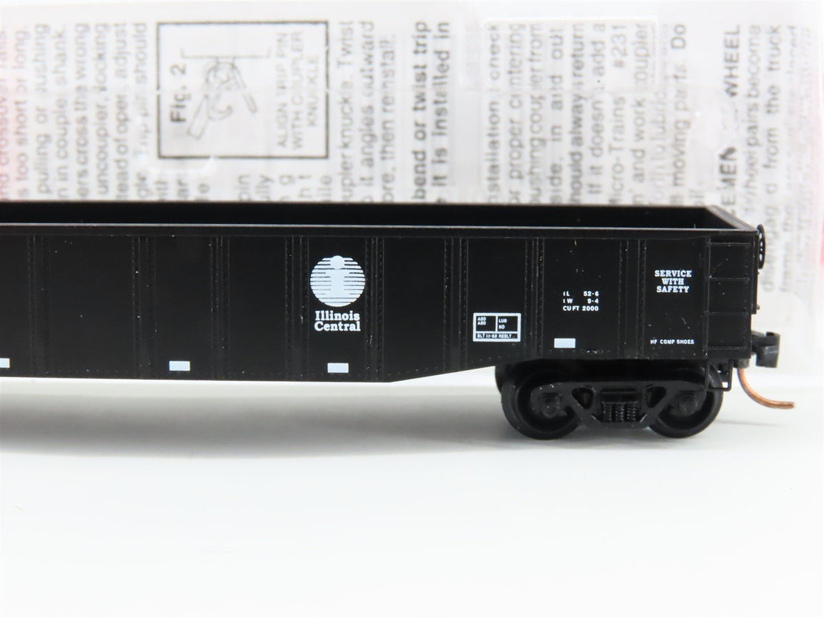 N Micro-Trains MTL 105550 IC Illinois Central 50&#39; Fixed End Gondola #245102