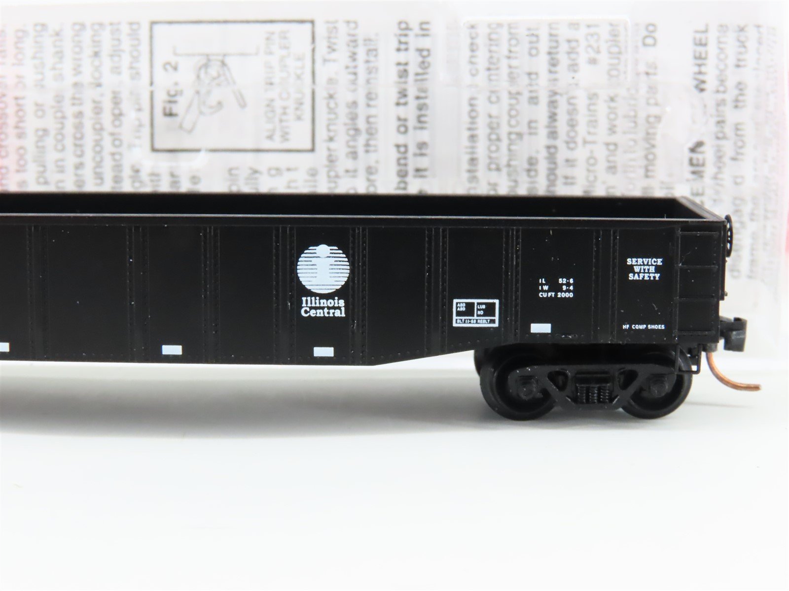 N Micro-Trains MTL 105550 IC Illinois Central 50' Fixed End Gondola #245102