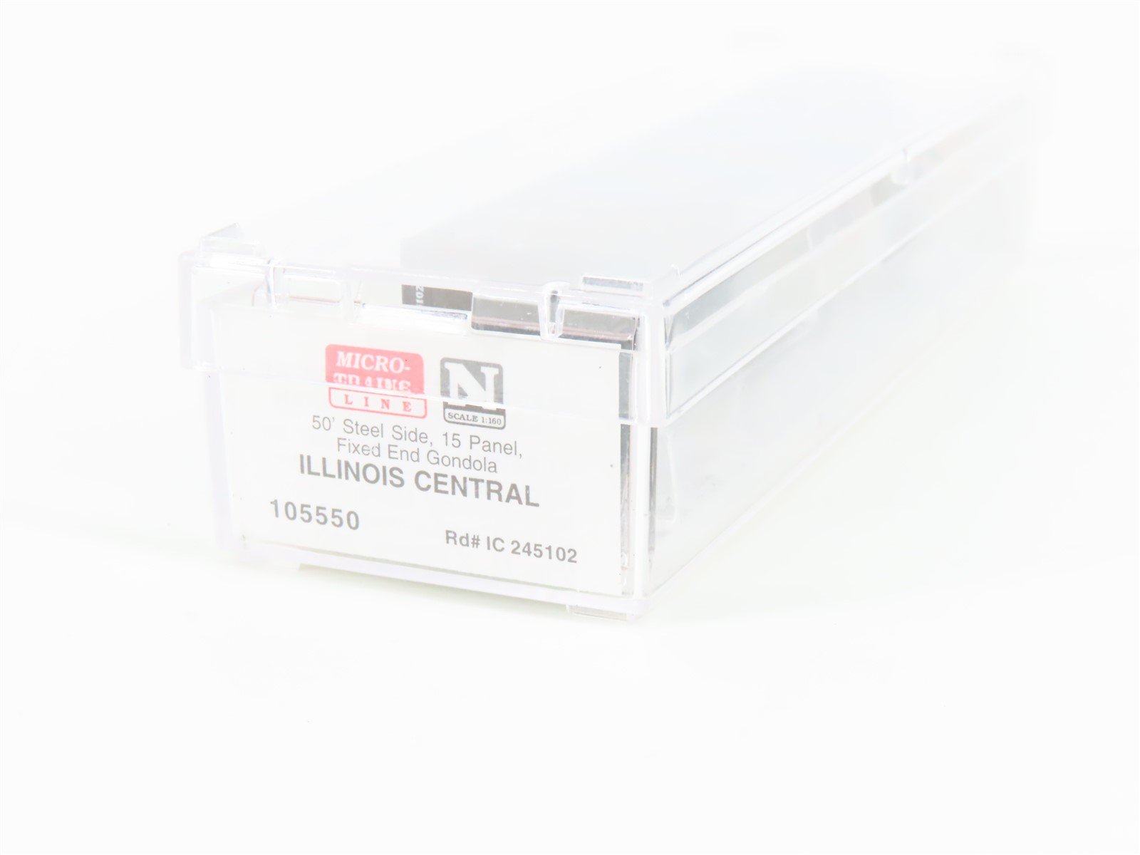 N Micro-Trains MTL 105550 IC Illinois Central 50' Fixed End Gondola #245102