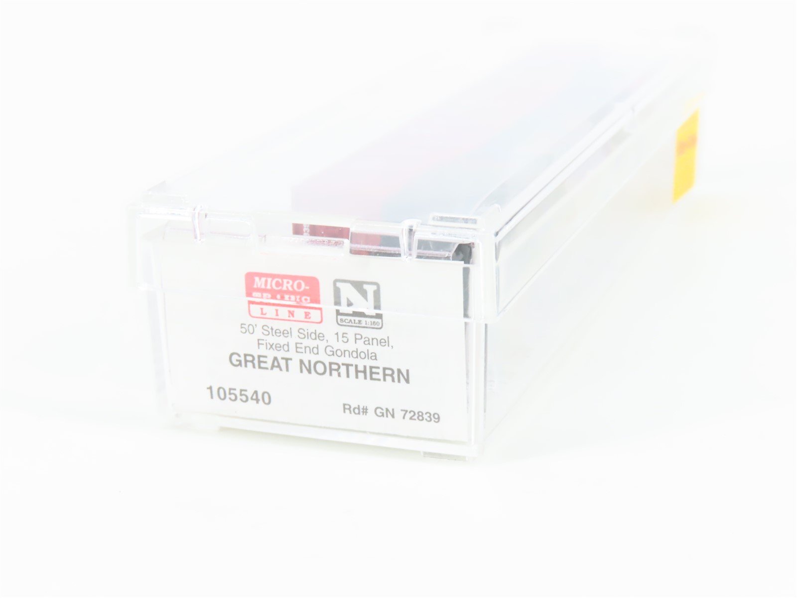 N Scale Micro-Trains MTL 105540 GN Great Northern 50' Fixed End Gondola #72839