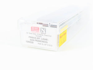 N Scale Micro-Trains MTL 105530 SLSF Frisco 50' Fixed End Steel Gondola #51512