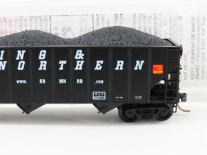 N Micro-Trains MTL 108080 RBMN Reading & Northern 3-Bay Hopper #7286 w/ Load