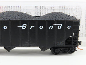 N Scale Micro-Trains MTL 108060 D&RGW Rio Grande 3-Bay Hopper #14689 w/ Load