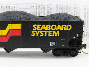 N Scale Micro-Trains MTL 108050 SBD Seaboard System 3-Bay Hopper #341457 w/ Load