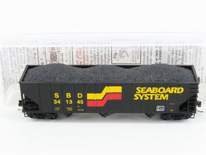N Scale Micro-Trains MTL 108050 SBD Seaboard System 3-Bay Hopper #341345 w/ Load
