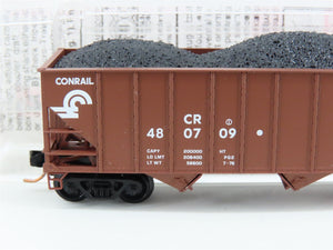 N Scale Micro-Trains MTL 108030 CR Conrail 100-Ton 3-Bay Hopper #480709 w/ Load