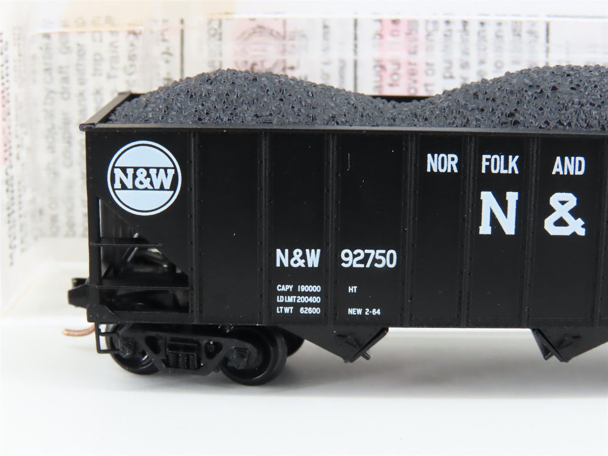 N Micro-Trains MTL 108010 N&amp;W Norfolk &amp; Western 3-Bay Hopper #92750 w/ Load