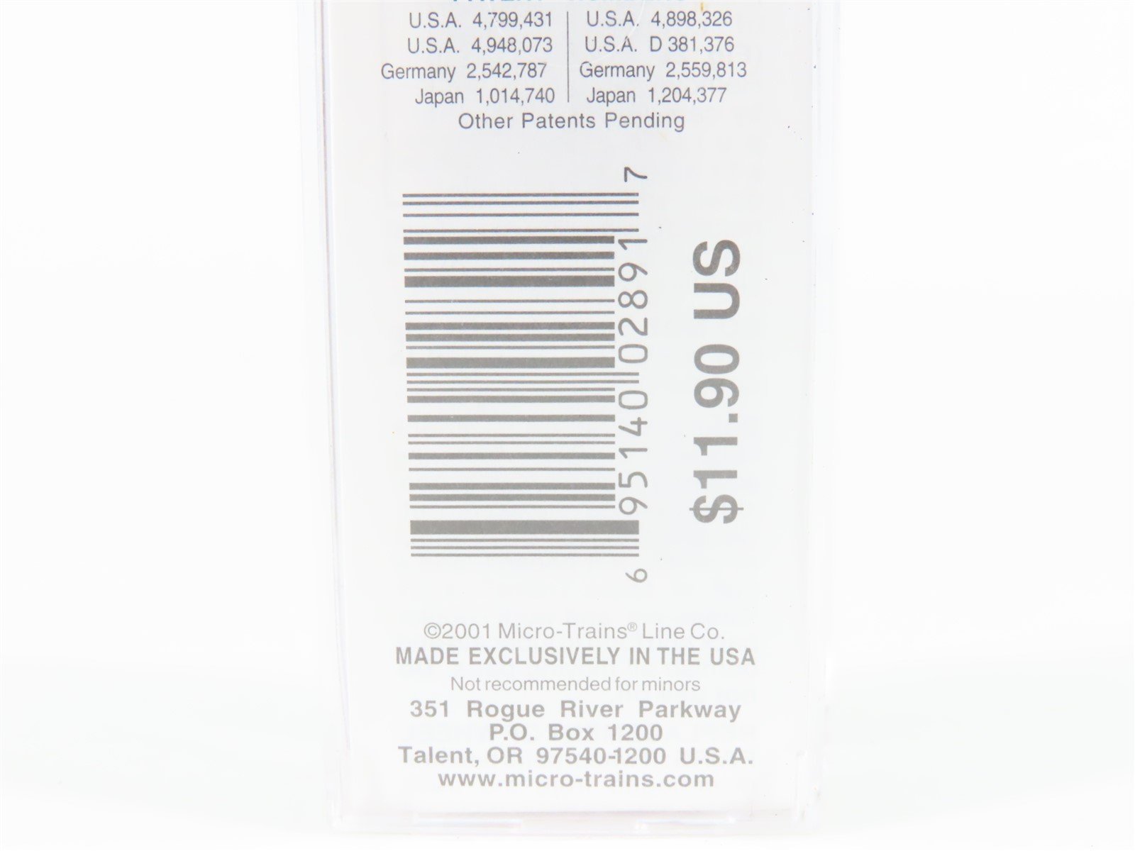 N Micro-Trains MTL 120510 WIF West India Fruit & Steamship 40' Box Car #106