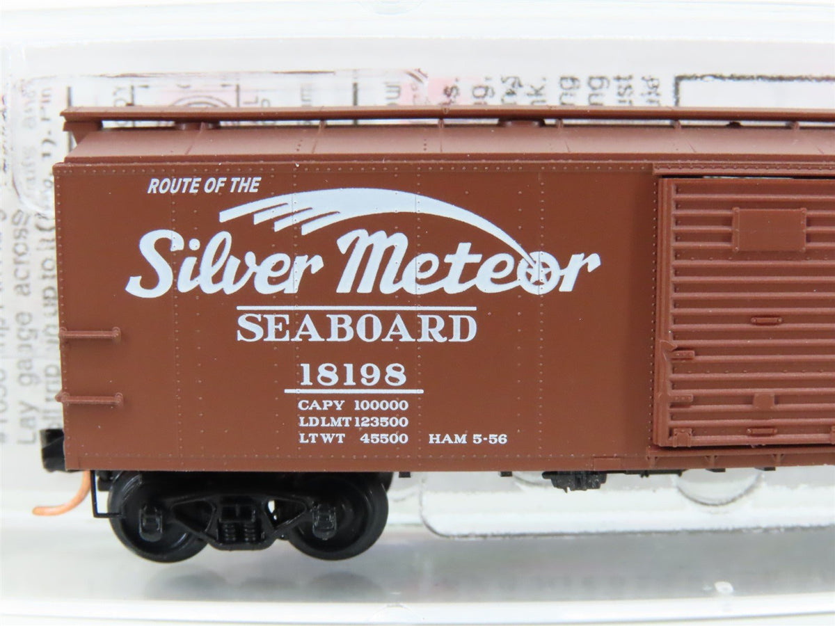 N Micro-Trains MTL 120250 SAL &quot;Silver Meteor&quot; 40&#39; Single Door Box Car #18198