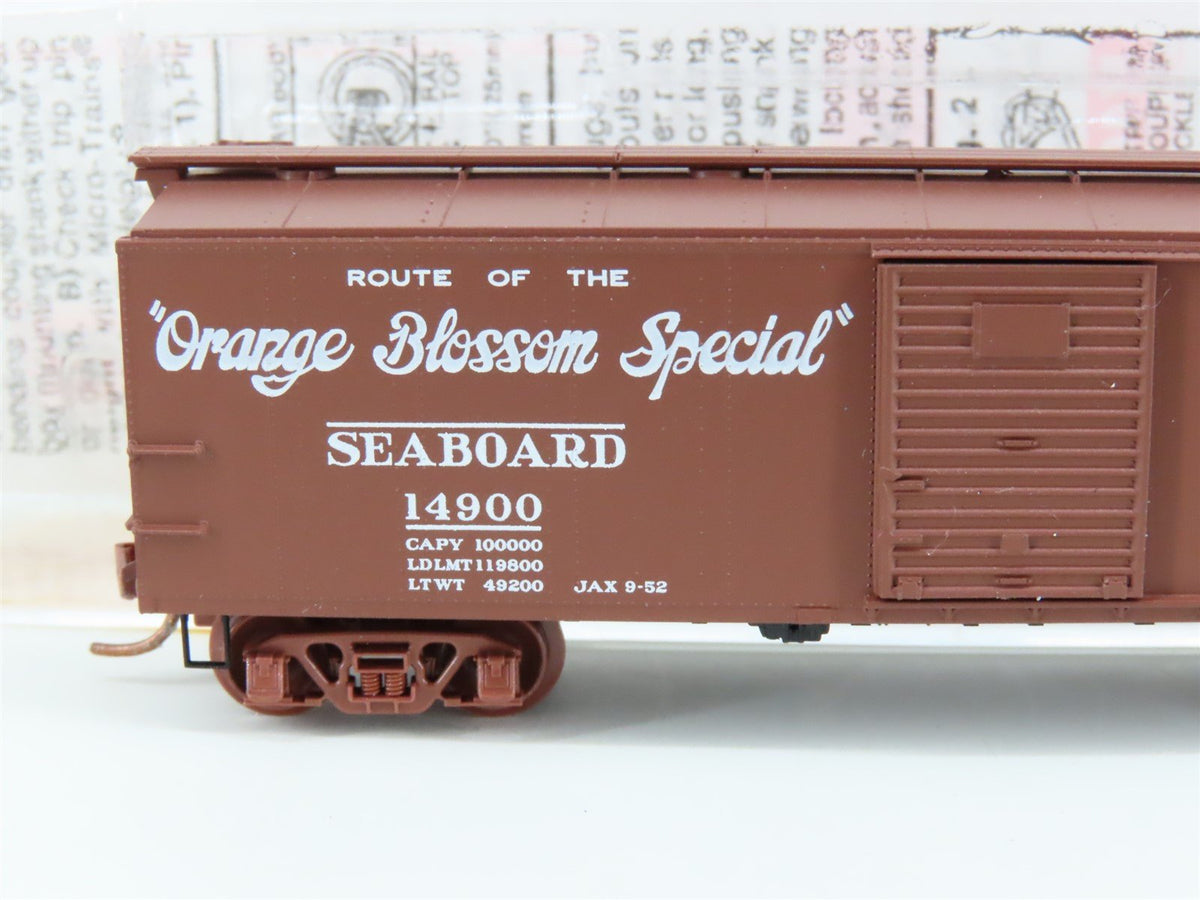 N Scale Micro-Trains MTL 120230 SAL &quot;Orange Blossom Special&quot; 40&#39; Box Car #14900