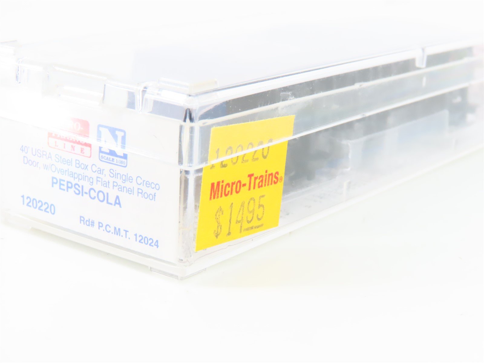 N Micro-Trains MTL 120220 PCMT Pepsi-Cola Empty Bottle Service Box Car #12024