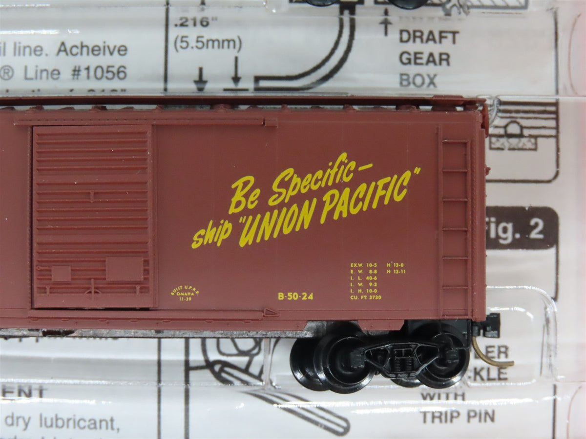 N Scale Micro-Trains MTL 20286-2 UP Union Pacific 40&#39; Single Door Box Car 3-Pack