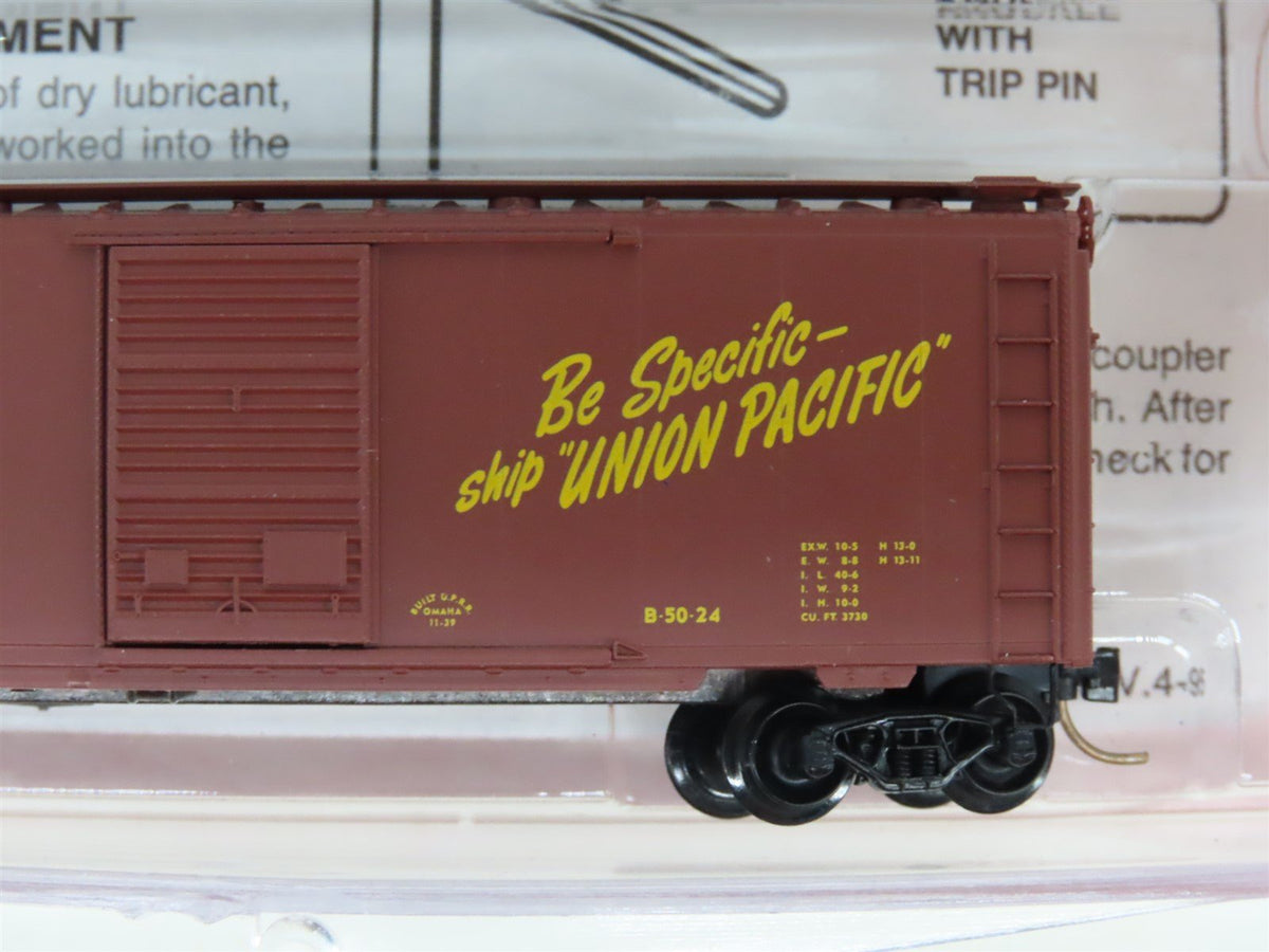 N Scale Micro-Trains MTL 20286-2 UP Union Pacific 40&#39; Single Door Box Car 3-Pack