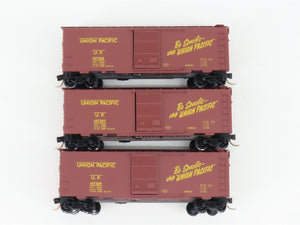 N Scale Micro-Trains MTL 20286-2 UP Union Pacific 40' Single Door Box Car 3-Pack