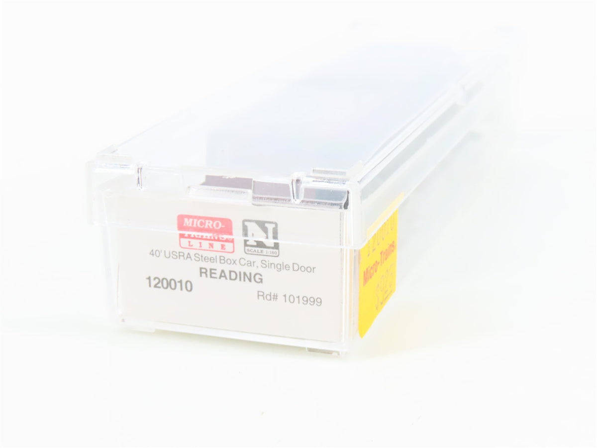 N Scale Micro-Trains MTL 120010 RDG Reading 40&#39; Single Door Box Car #101999