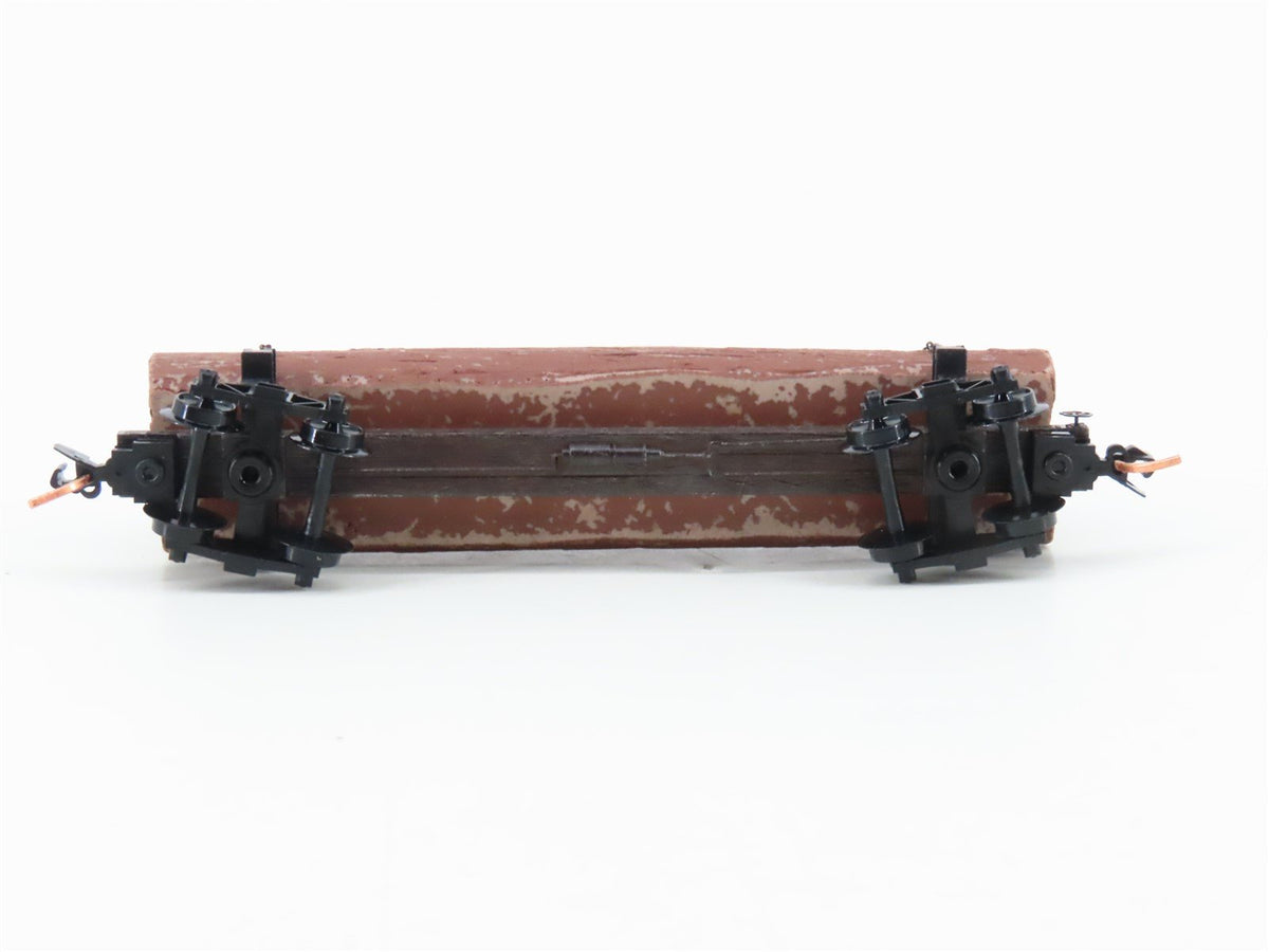 N Scale Micro-Trains MTL 113010 40&#39; Skeleton Log Car w/ Log Load