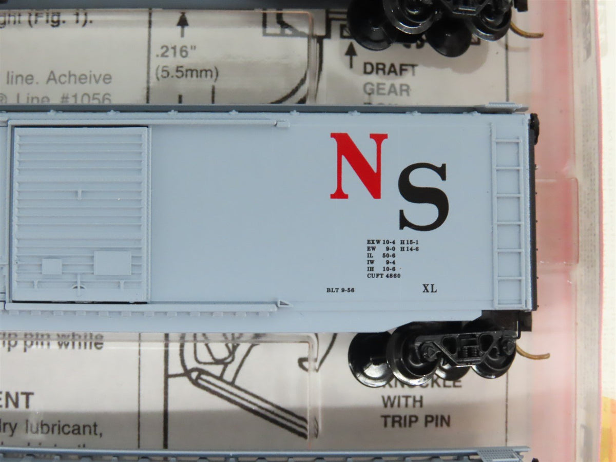 N Scale Micro-Trains MTL 33132 NS Norfolk Southern 50&#39; Box Car 3-Pack