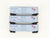 N Scale Micro-Trains MTL 33132 NS Norfolk Southern 50' Box Car 3-Pack