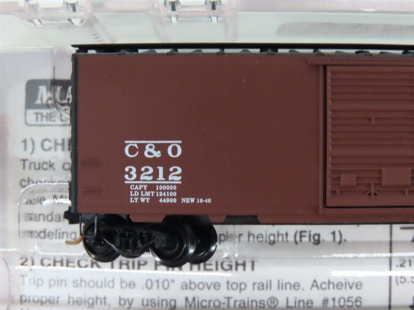 N Scale Micro-Trains MTL 20276-2 C&O/B&O/WM 