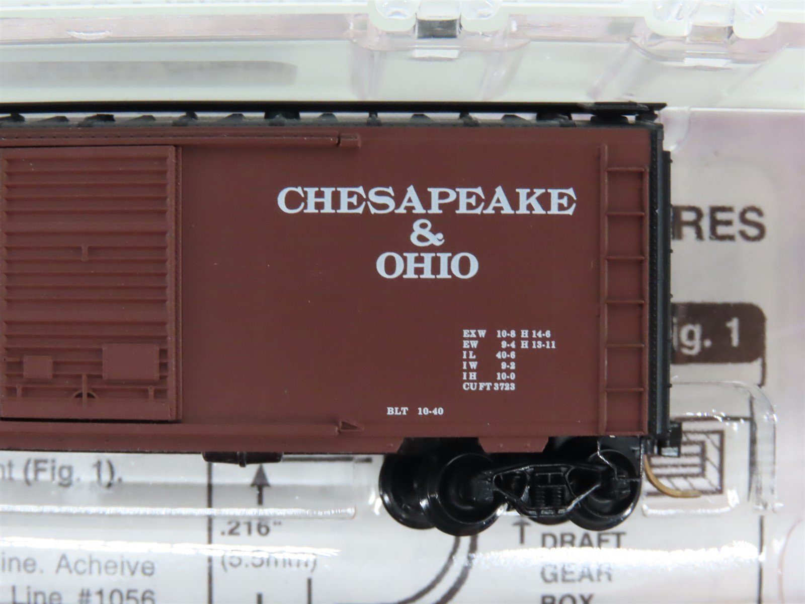 N Scale Micro-Trains MTL 20276-2 C&O/B&O/WM 