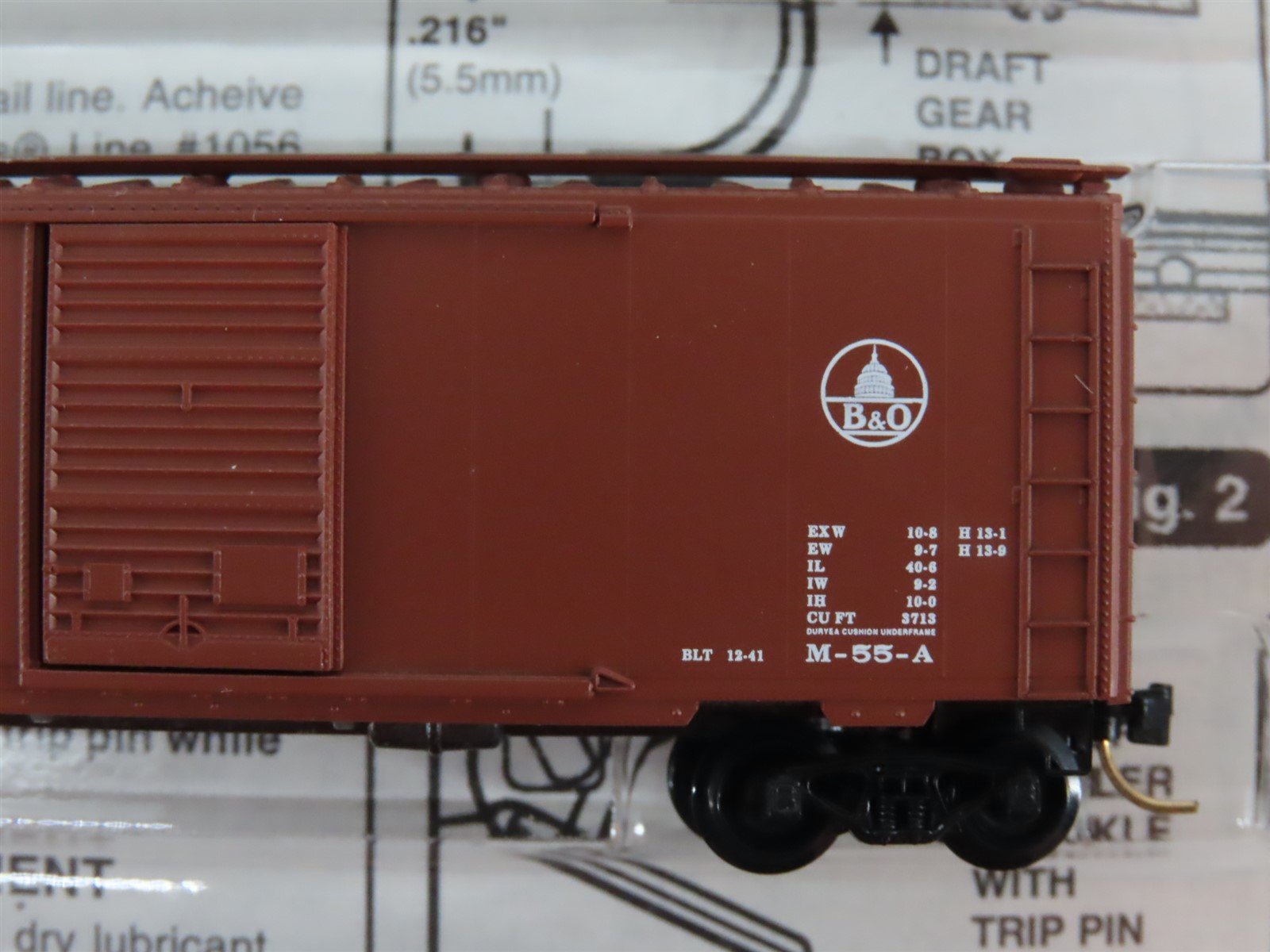 N Scale Micro-Trains MTL 20276-2 C&O/B&O/WM 
