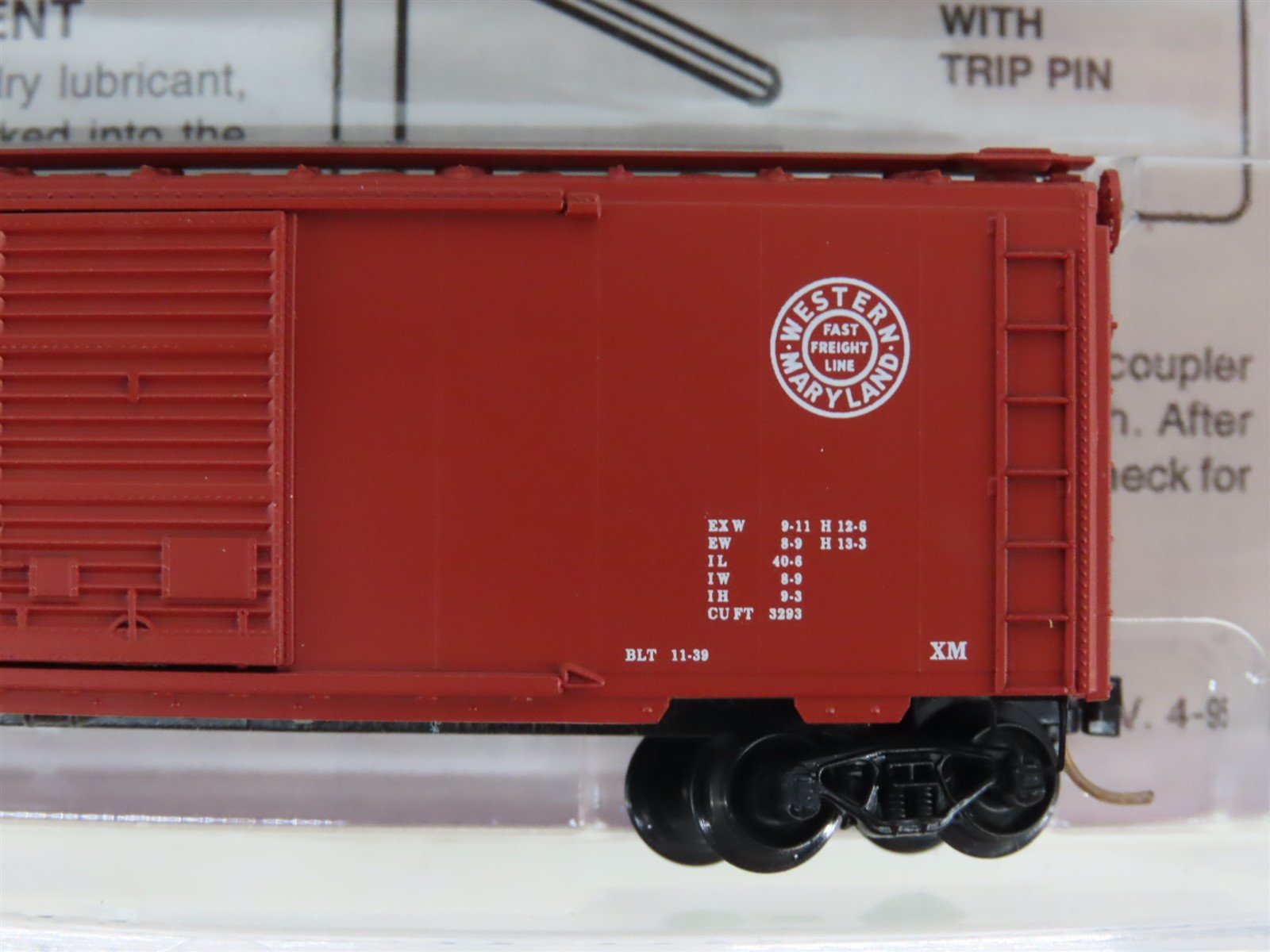 N Scale Micro-Trains MTL 20276-2 C&O/B&O/WM 
