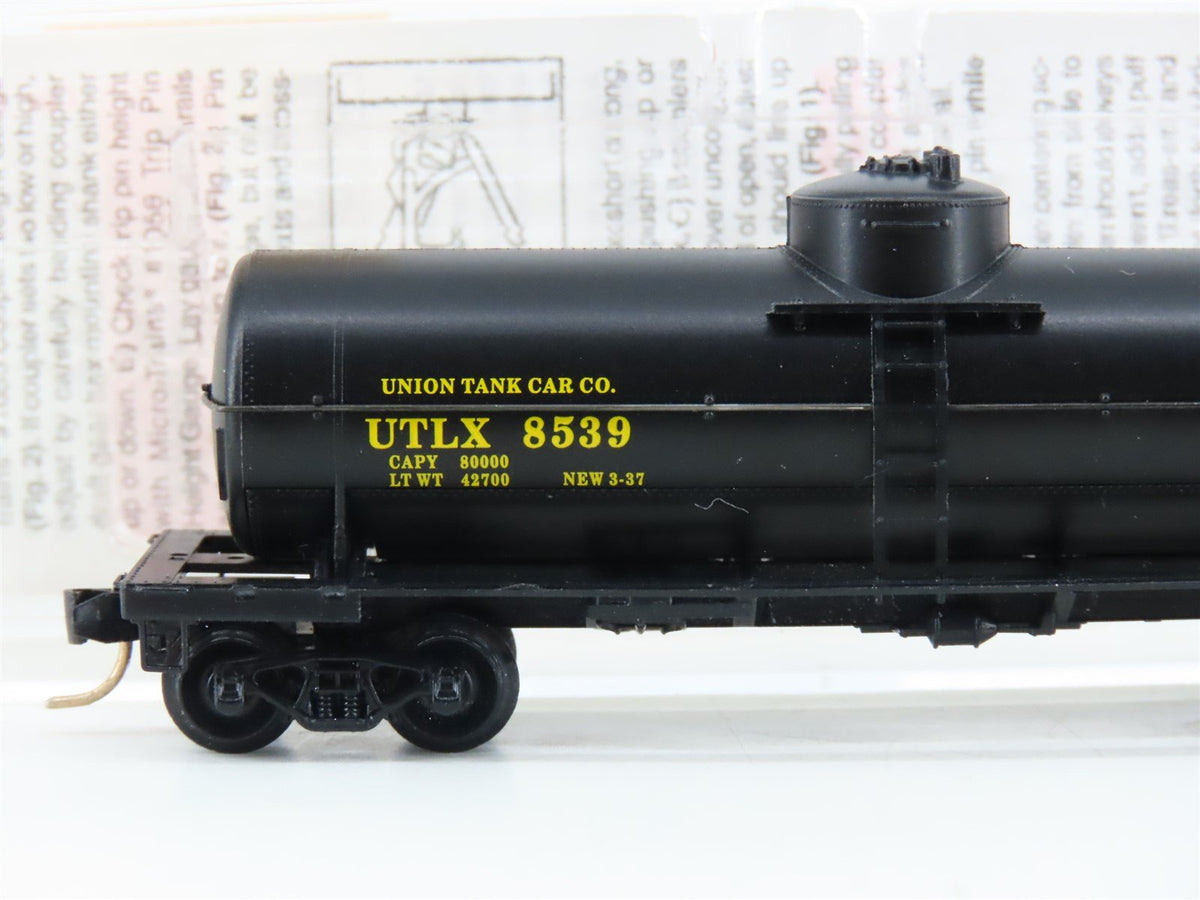 N Scale Micro-Trains MTL 65060 UTLX Union Tank Car Company 39&#39; Tank Car #8539