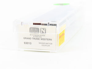 N Scale Micro-Trains MTL 63010 GTW Grand Trunk Western 50' Gondola #145457