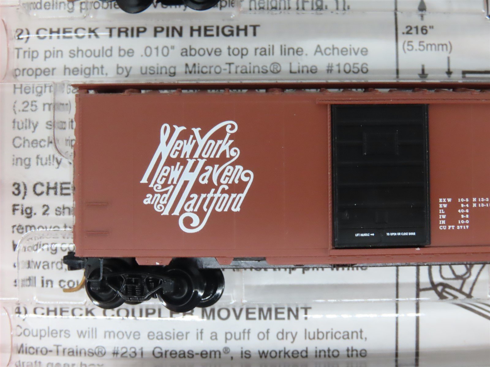 N Scale Micro-Trains MTL 20029-2 NH New Haven 40' Single Door Box Car 3-Pack