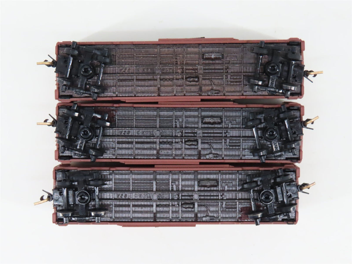 N Scale Micro-Trains MTL 20029-2 NH New Haven 40&#39; Single Door Box Car 3-Pack