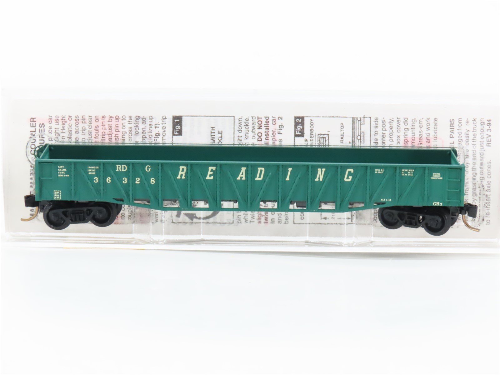 N Scale Micro-Trains MTL 62060 RDG Reading 50' Open Gondola #36328