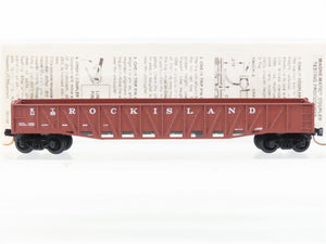 N Scale Micro-Trains MTL 62040 RI Rock Island 50' Open Gondola #1199