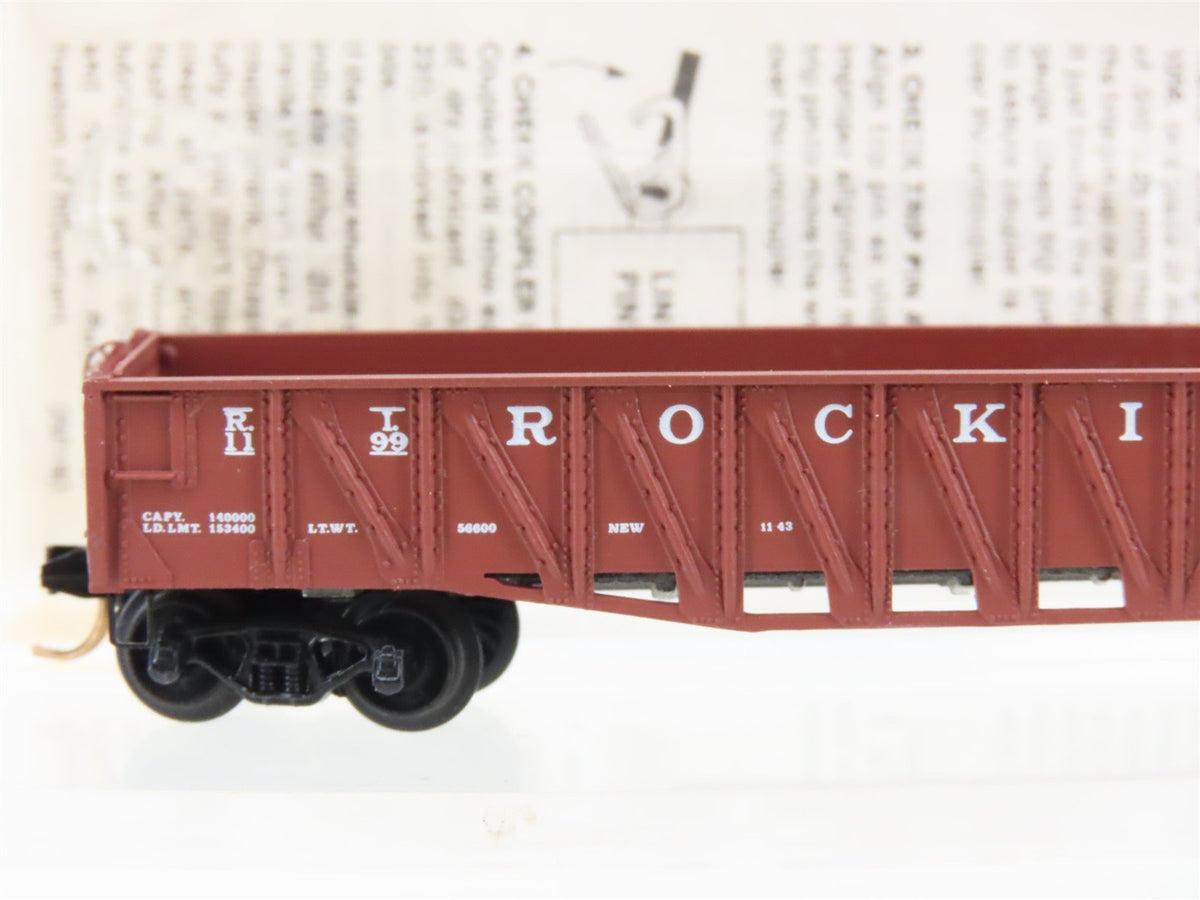 N Scale Micro-Trains MTL 62040 RI Rock Island 50&#39; Open Gondola #1199