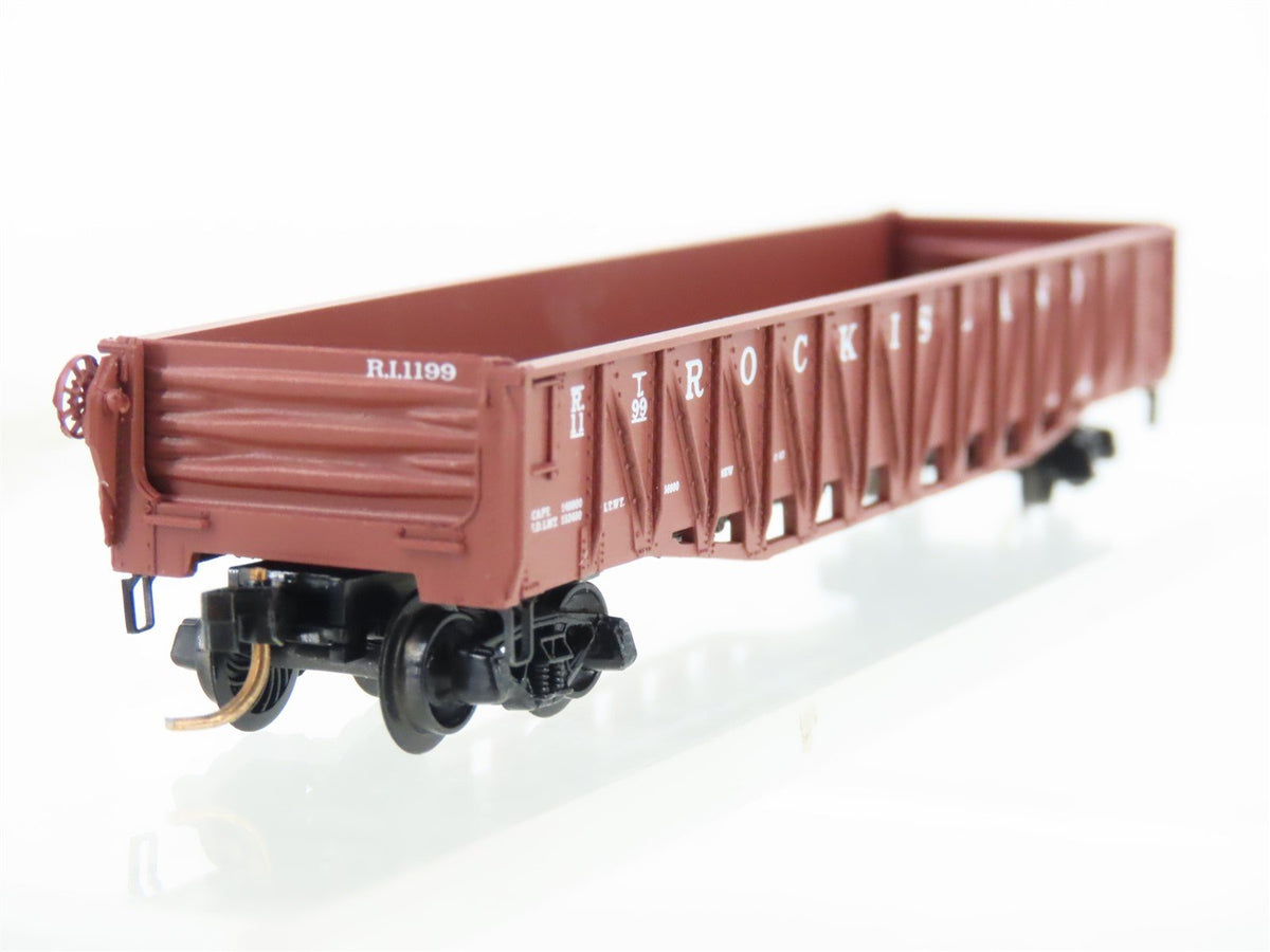 N Scale Micro-Trains MTL 62040 RI Rock Island 50&#39; Open Gondola #1199