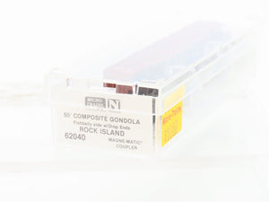 N Scale Micro-Trains MTL 62040 RI Rock Island 50' Open Gondola #1199