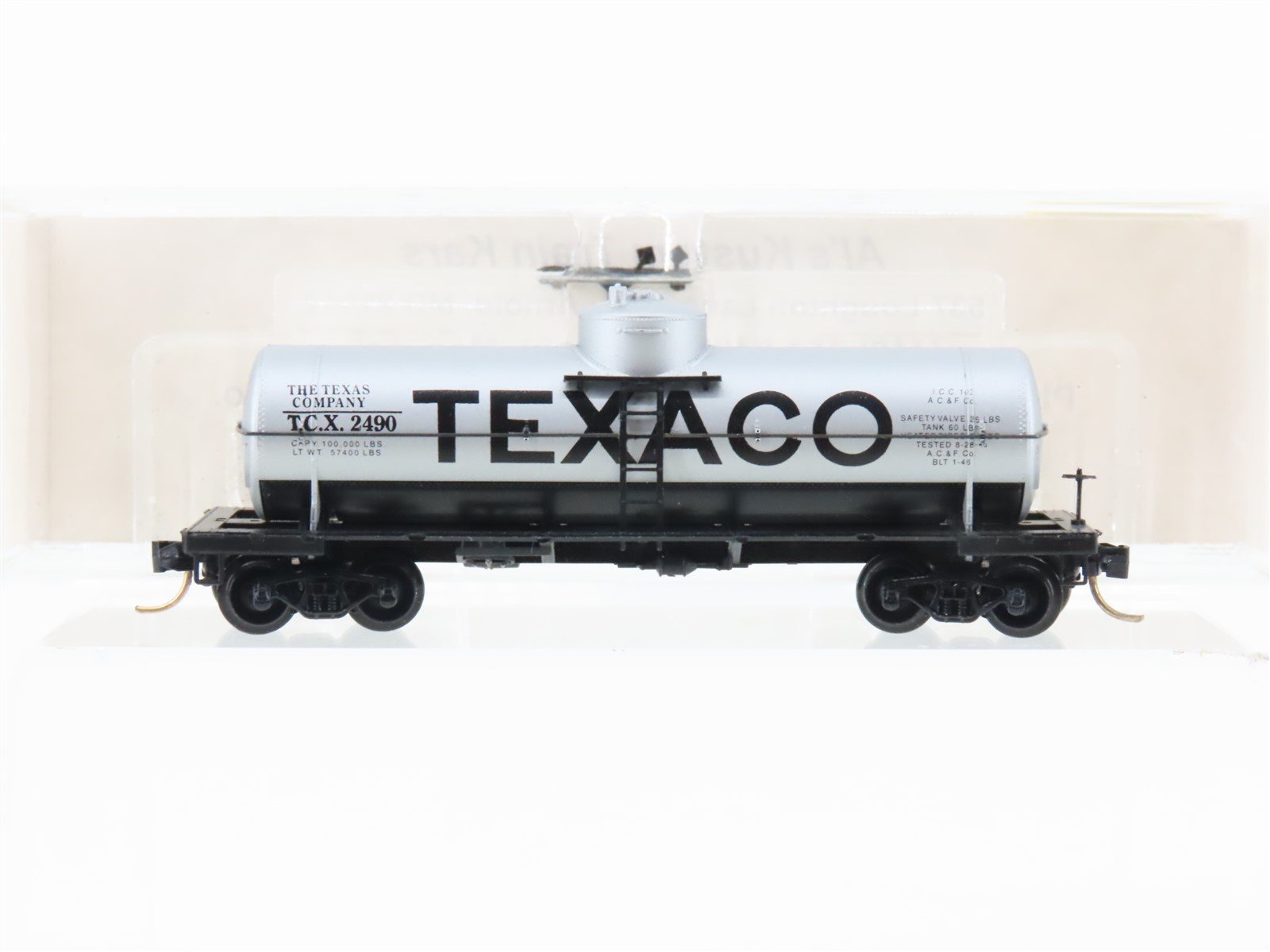 N Micro-Trains MTL Al's Kustom Train Kars #133 TCX Texaco 39' Tank Car #2490