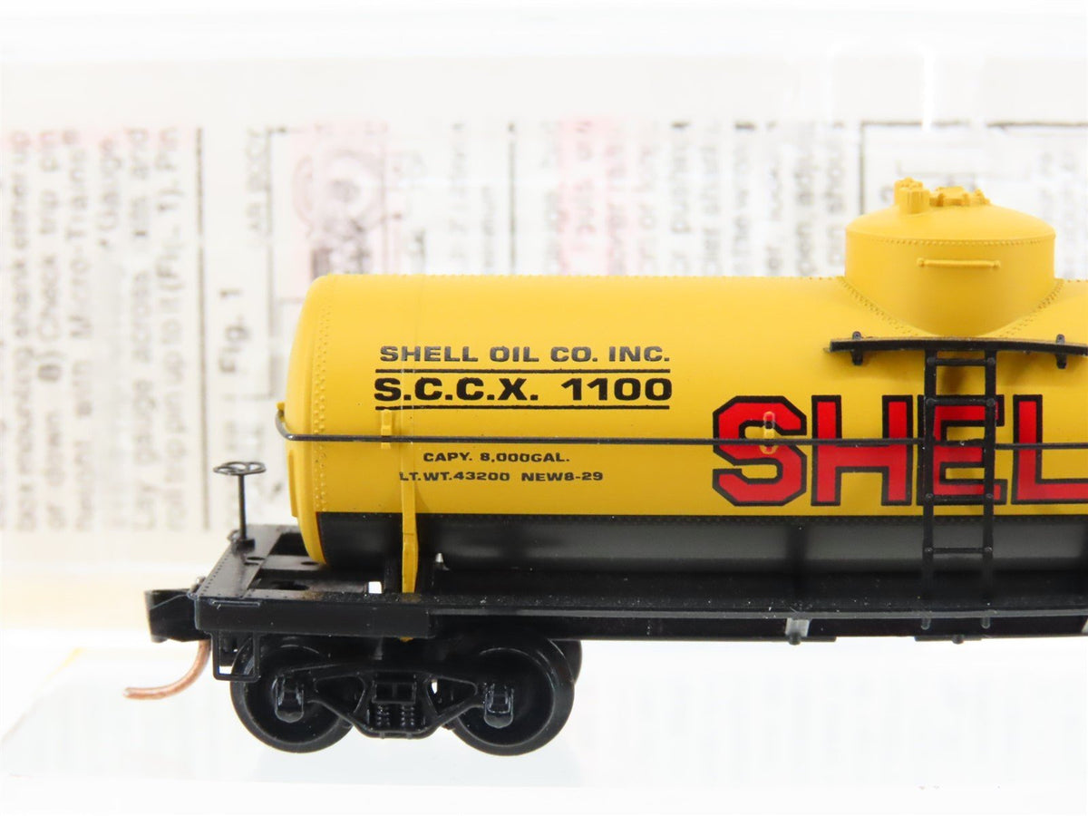 N Scale Micro-Trains MTL 65090/3 SCCX Shell 39&#39; Single Dome Tank Car #1100