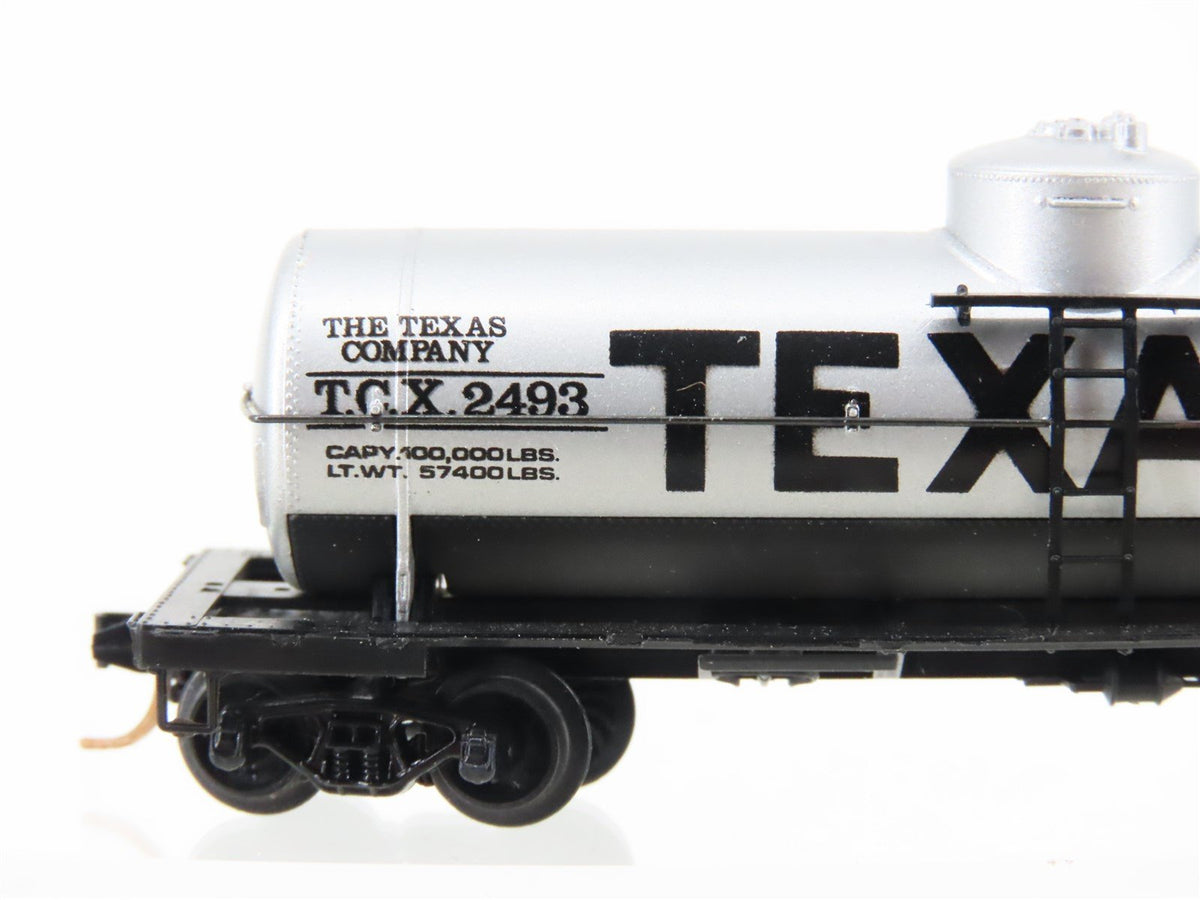N Scale Kadee Micro-Trains MTL 65072 TCX Texaco 39&#39; Single Dome Tank Car #2493