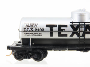 N Scale Kadee Micro-Trains MTL 65072 TCX Texaco 39' Single Dome Tank Car #2493