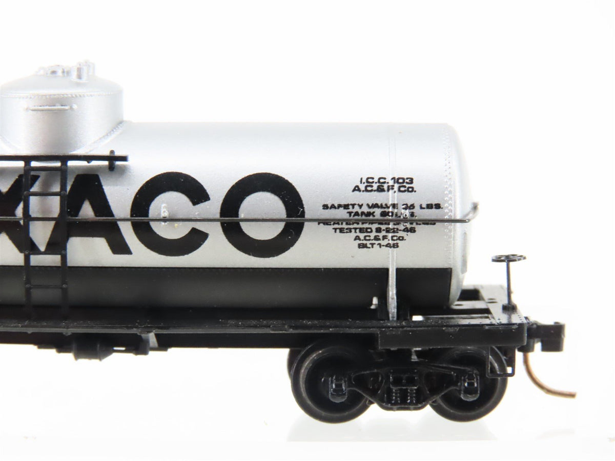 N Scale Kadee Micro-Trains MTL 65072 TCX Texaco 39&#39; Single Dome Tank Car #2493