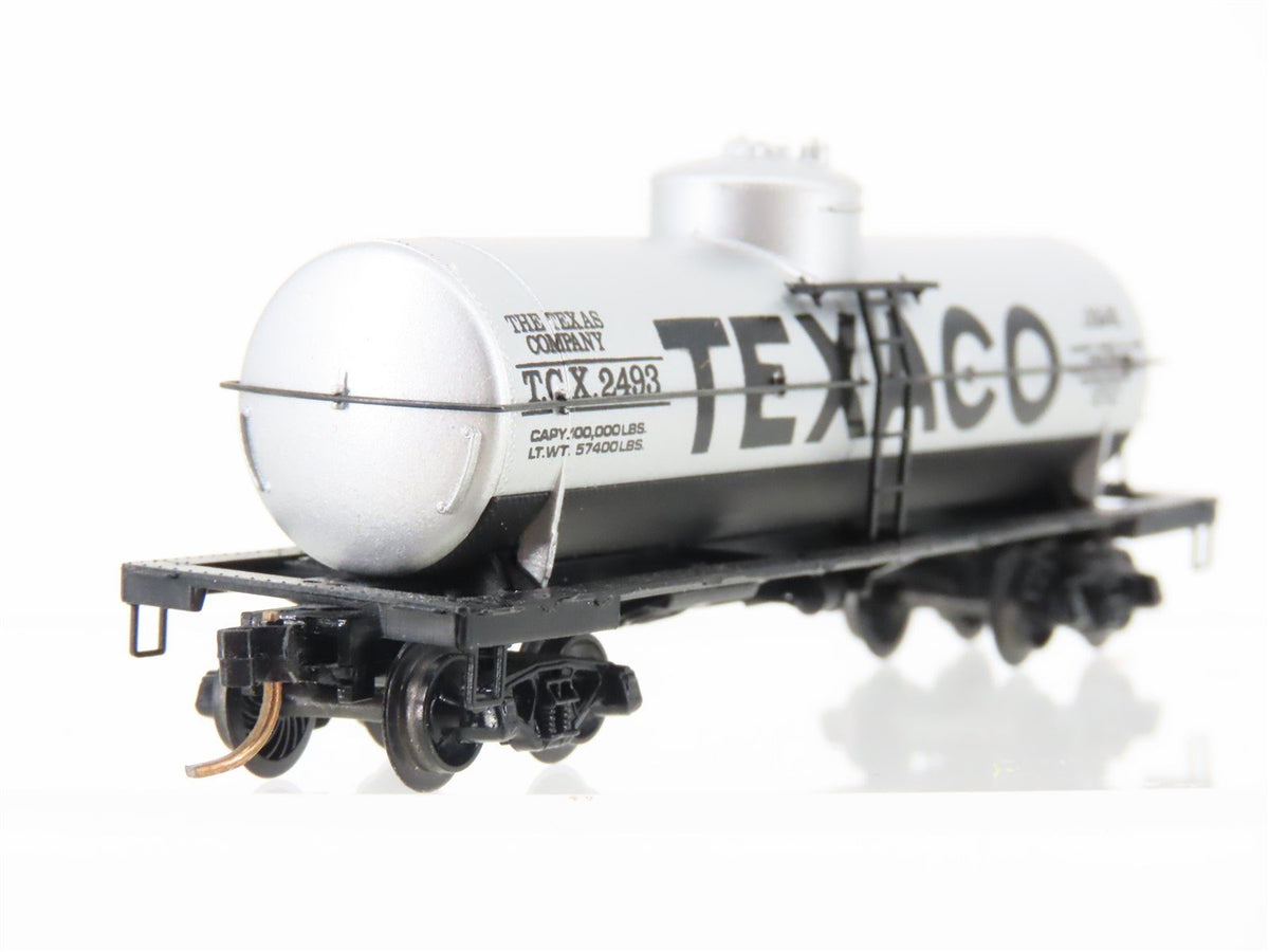 N Scale Kadee Micro-Trains MTL 65072 TCX Texaco 39&#39; Single Dome Tank Car #2493