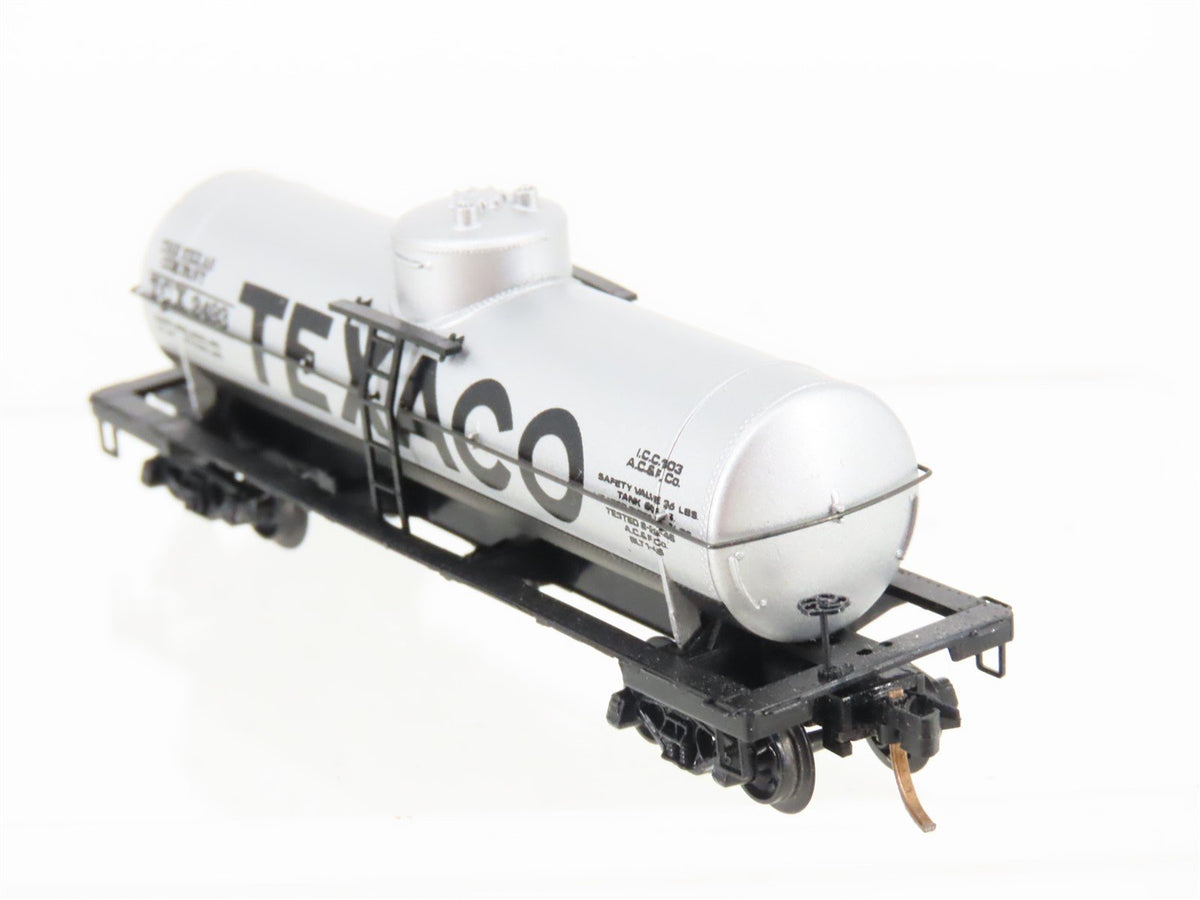 N Scale Kadee Micro-Trains MTL 65072 TCX Texaco 39&#39; Single Dome Tank Car #2493