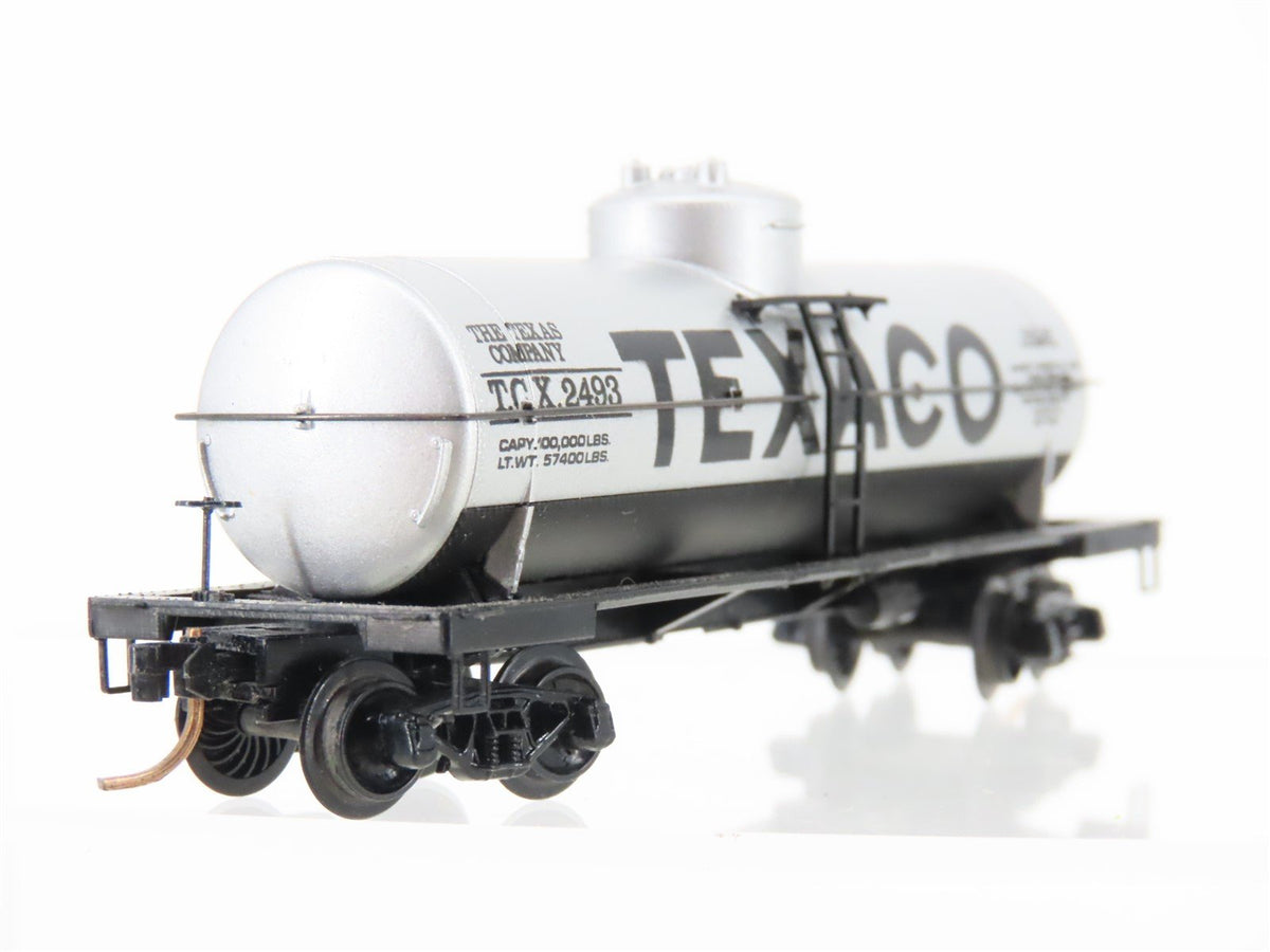 N Scale Kadee Micro-Trains MTL 65072 TCX Texaco 39&#39; Single Dome Tank Car #2493