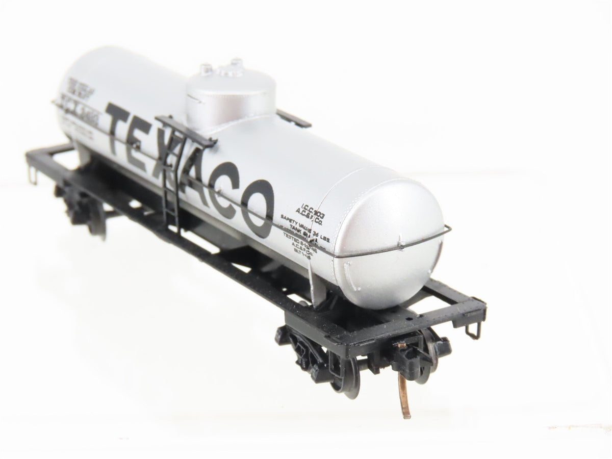 N Scale Kadee Micro-Trains MTL 65072 TCX Texaco 39&#39; Single Dome Tank Car #2493