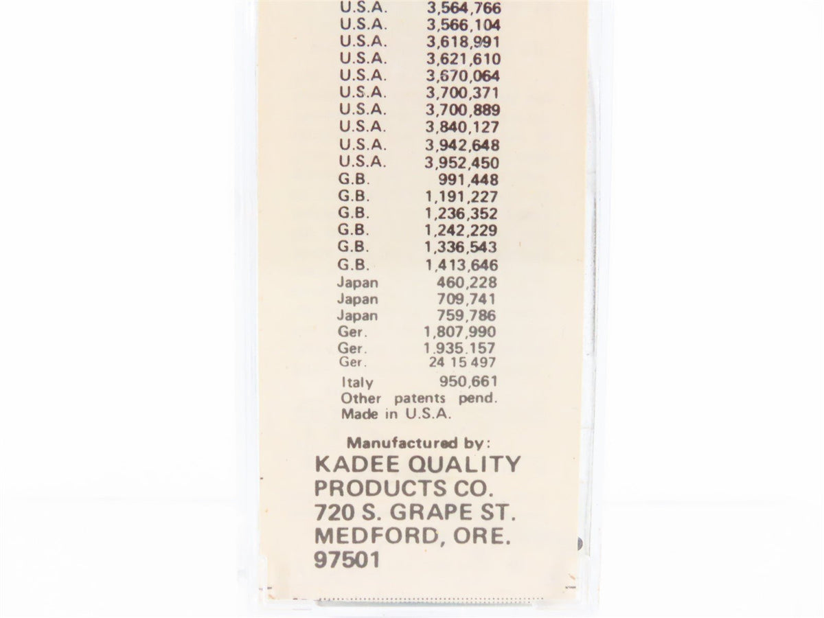 N Scale Kadee Micro-Trains MTL 65072 TCX Texaco 39&#39; Single Dome Tank Car #2493