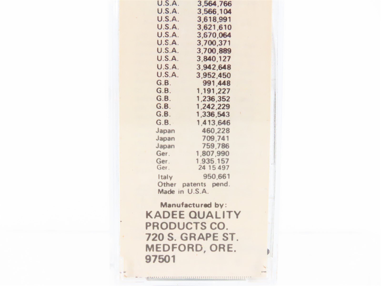 N Scale Kadee Micro-Trains MTL 65072 TCX Texaco 39' Single Dome Tank Car #2493