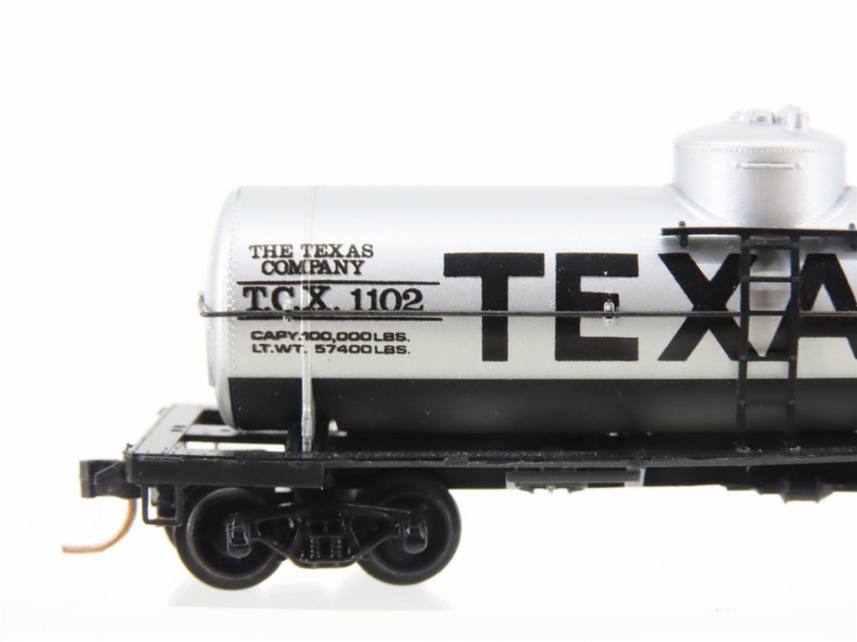N Scale Kadee Micro-Trains MTL 65072 TCX Texaco 39&#39; Single Dome Tank Car #1102
